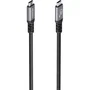 Aisens Cable USB 3.2 Gen2 Aluminio 10Gbps 8K@30Hz 100W, 5m, Negro